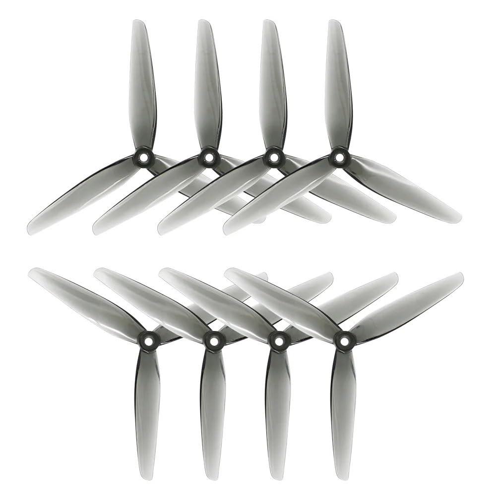 Zubehör für Drohnenpropeller 4/8 Paar 7X3,5X3 7035 3-Blatt-PC-Propeller, kompatibel mit RC 7-Zoll-Langstrecken-Drohnenteilen(4 Pair) von KIOOS