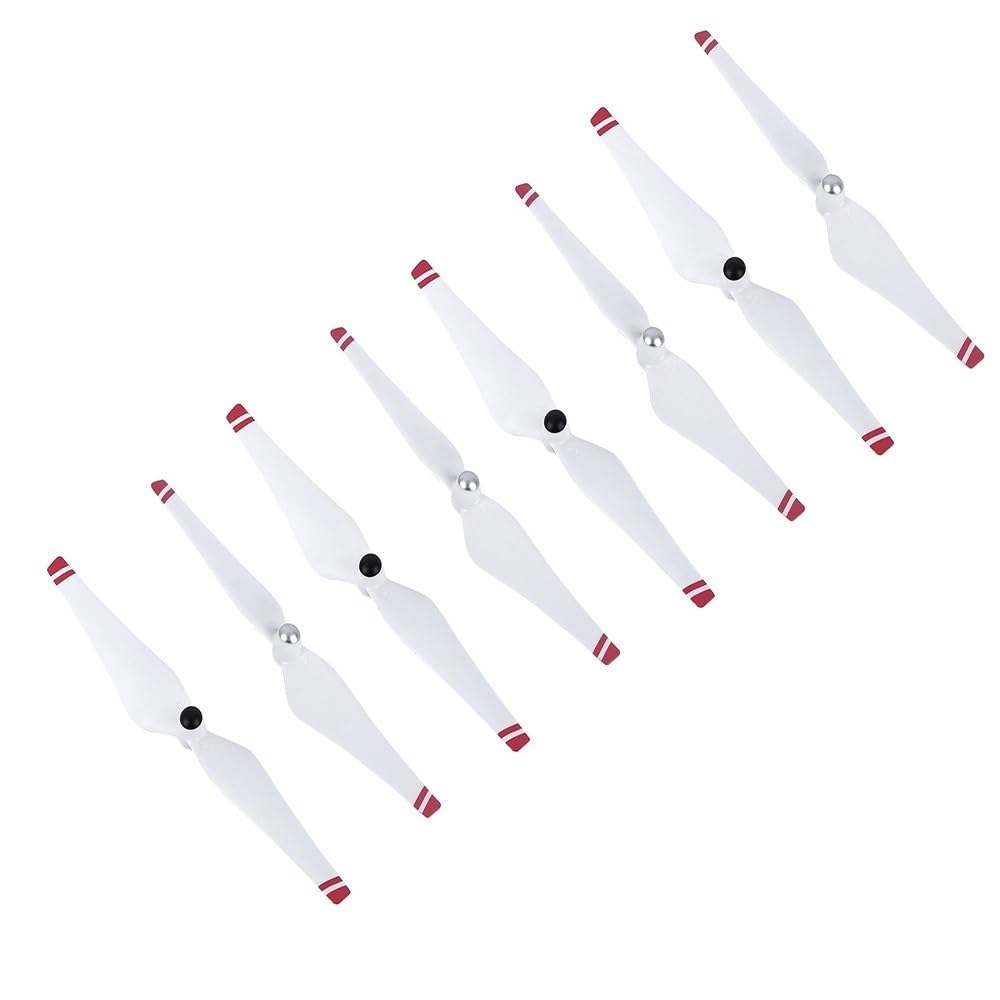 Zubehör für Drohnenpropeller 4 Paar 9450 CW/CCW Multifunktions-Propellerpropeller, kompatibel mit 2 Vision+ F450 F550 Quadcopter-Ersatzpropellern(8PCS red) von KIOOS