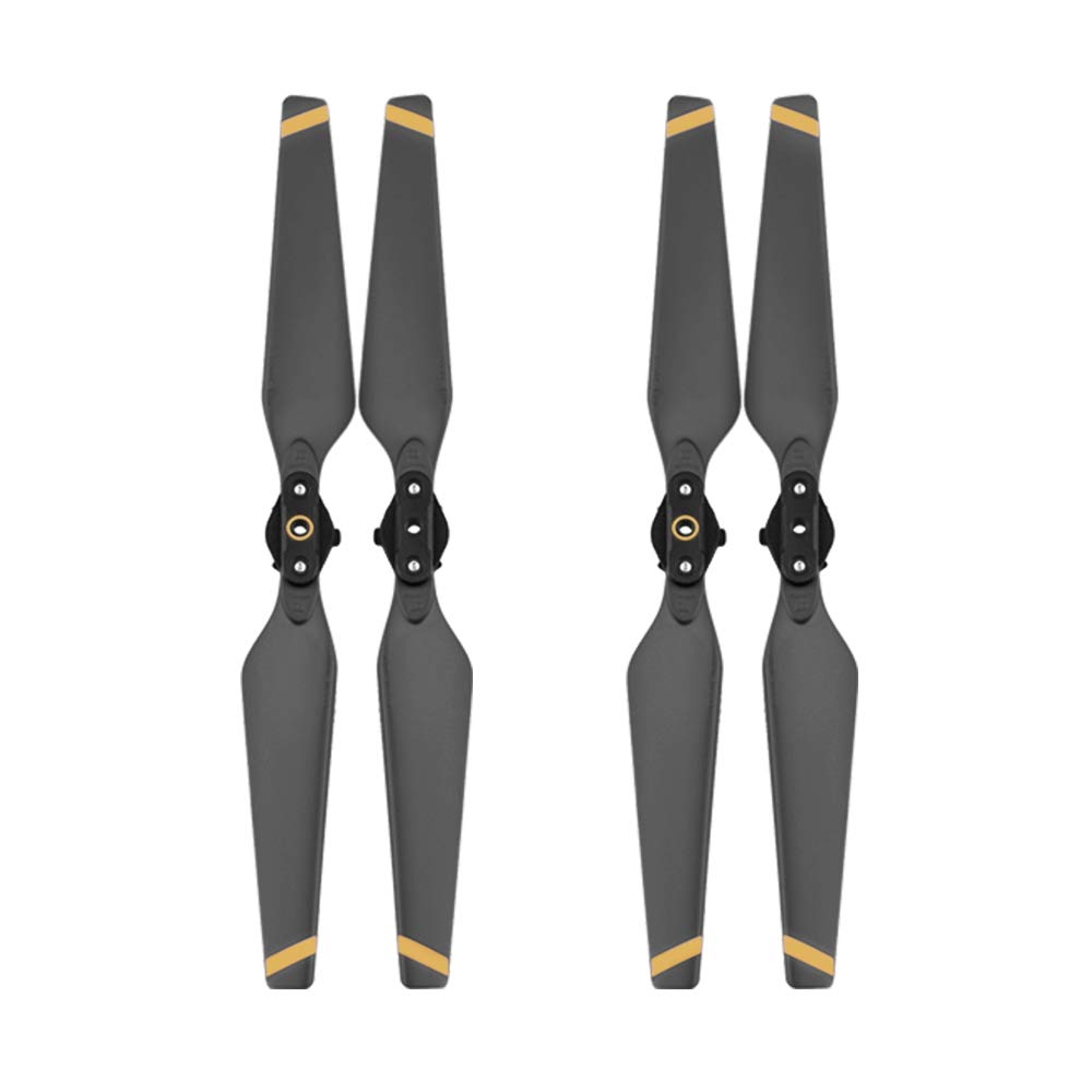 Zubehör für Drohnenpropeller 4 Stück 8330 Propeller kompatibel mit Pro Drone Klappklinge Schnellspanner Requisiten Ersatzklinge Zubehör Ersatzteile 8330F Lüfter(Gold) von KIOOS