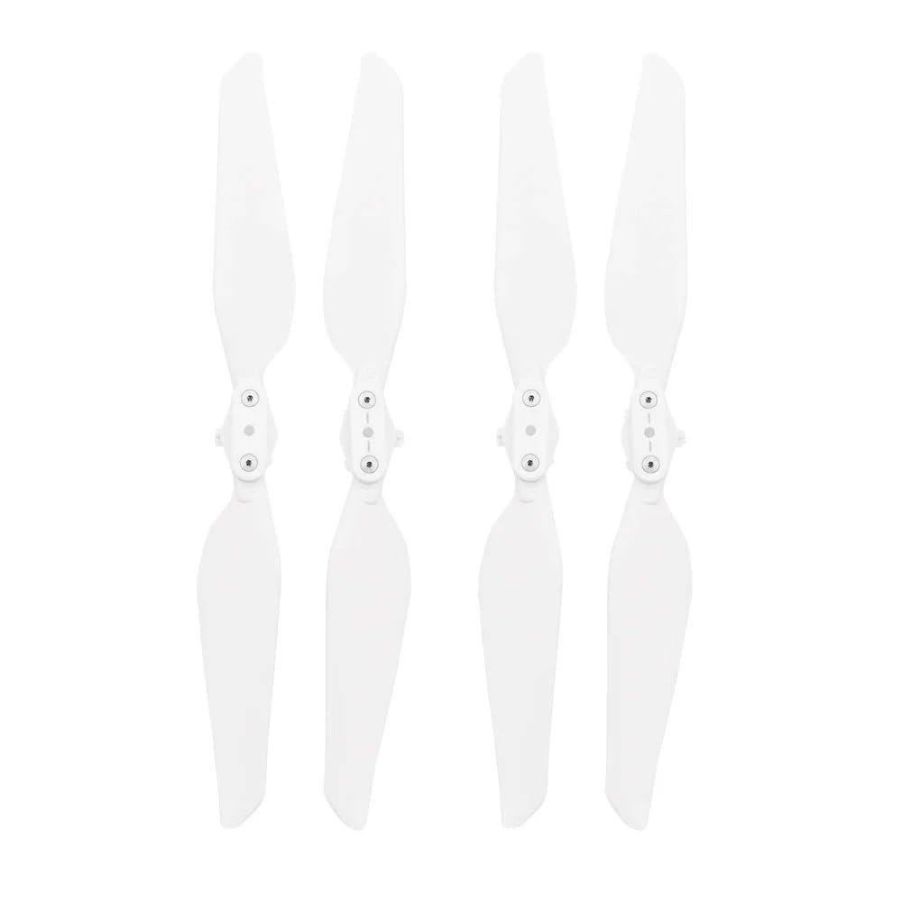 Zubehör für Drohnenpropeller 4 stücke Propeller Quick-Release Faltbare Requisiten Propeller Zubehör Requisiten RC Quadcopter Ersatzteile Kompatibel Mit X8 SE X8SE(White) von KIOOS