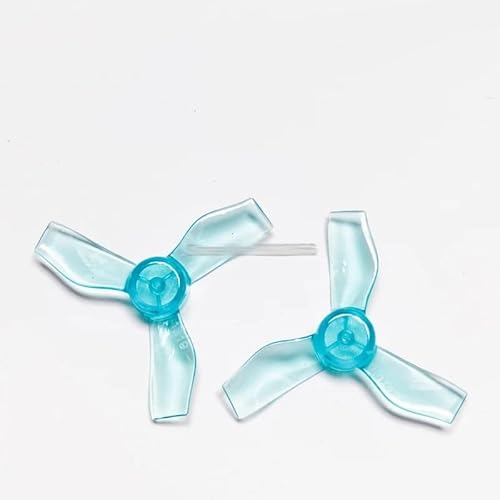 Zubehör für Drohnenpropeller 4Pairs 8 stücke 1mm 3-Blade 1219 1,2x1,9x3 31mm Hohl Tasse bürstenlosen Motor CCW/CW Propeller RC Drone Flugzeug Teile(Blue 4Pairs) von KIOOS