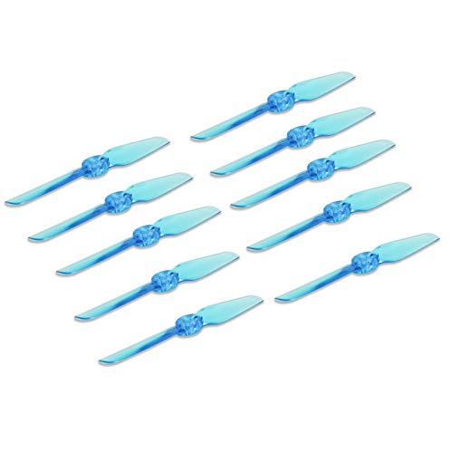 Zubehör für Drohnenpropeller 5 Paar Prop Langlebiger T65MM 65mm 2,5 Zoll CW CCW 2-Blatt-Propeller Kompatibel mit Ultramicro/Toothpick FPV Drone Quadcopter von KIOOS