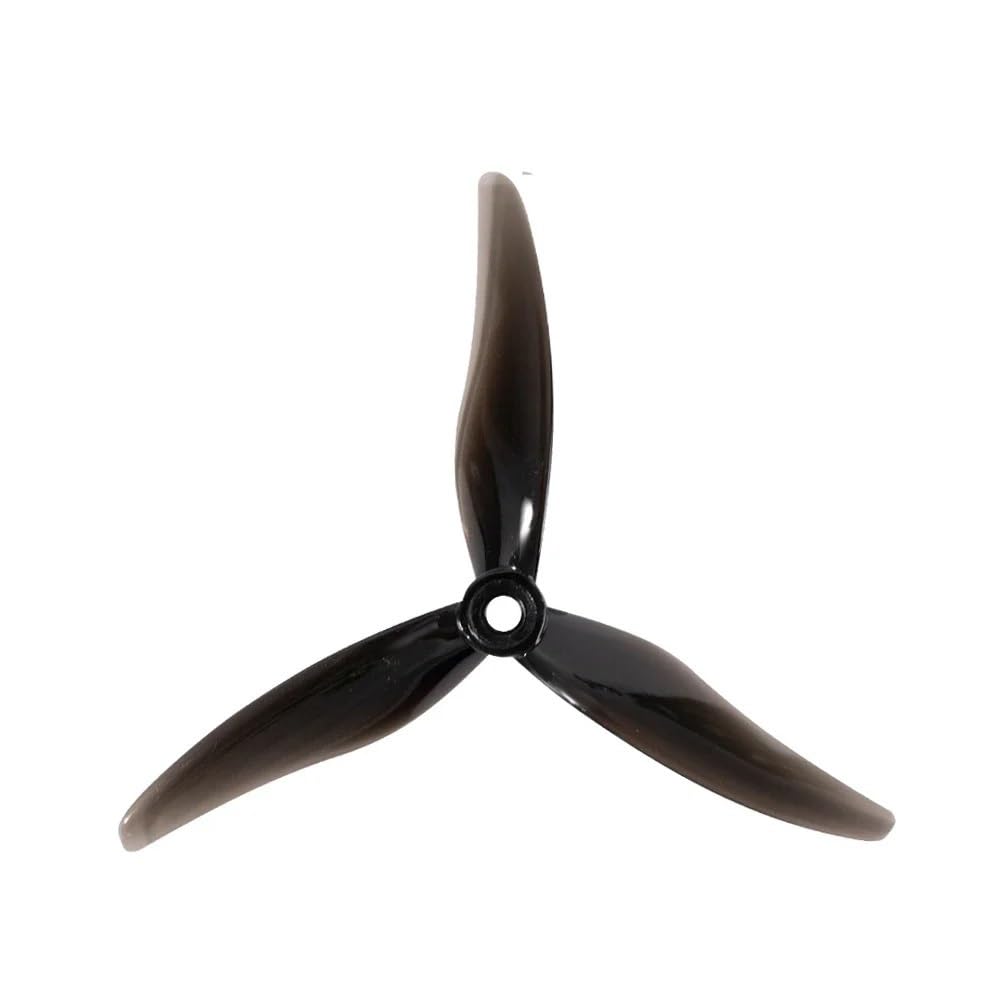 Zubehör für Drohnenpropeller 51477 5,1 x 4,77 x 3 3-Blatt-PC-Propeller, kompatibel mit RC Aircraft Racing 5-Zoll-Drohnen-Ersatz(6L6R 51477 Black) von KIOOS