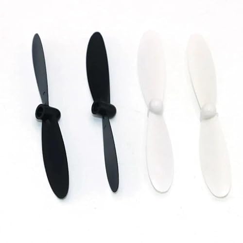 Zubehör für Drohnenpropeller 55 mm langer Propeller, CW- und CCW-Propeller, kompatibel mit X4 H107 H107C H107D Quadcopter(2 Pair) von KIOOS