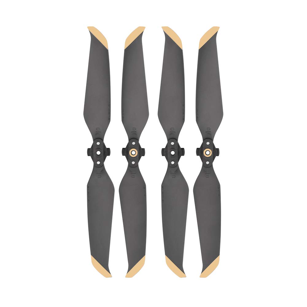 Zubehör für Drohnenpropeller 7238F Propeller kompatibel mit Air 2/2S Drone Low Noise Requisiten Blade Wing Fan Drone Zubehör(2 Pair Gold) von KIOOS