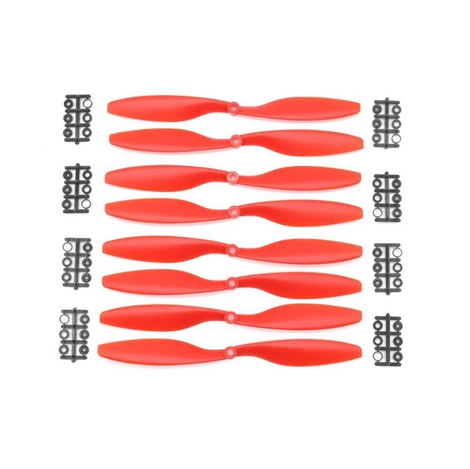 Zubehör für Drohnenpropeller 8 Stück 1045 Drohnenpropeller/passend for F450 F550 RC Quadcopter Drohne Ersatz Requisiten Teile Zubehör(Red) von KIOOS