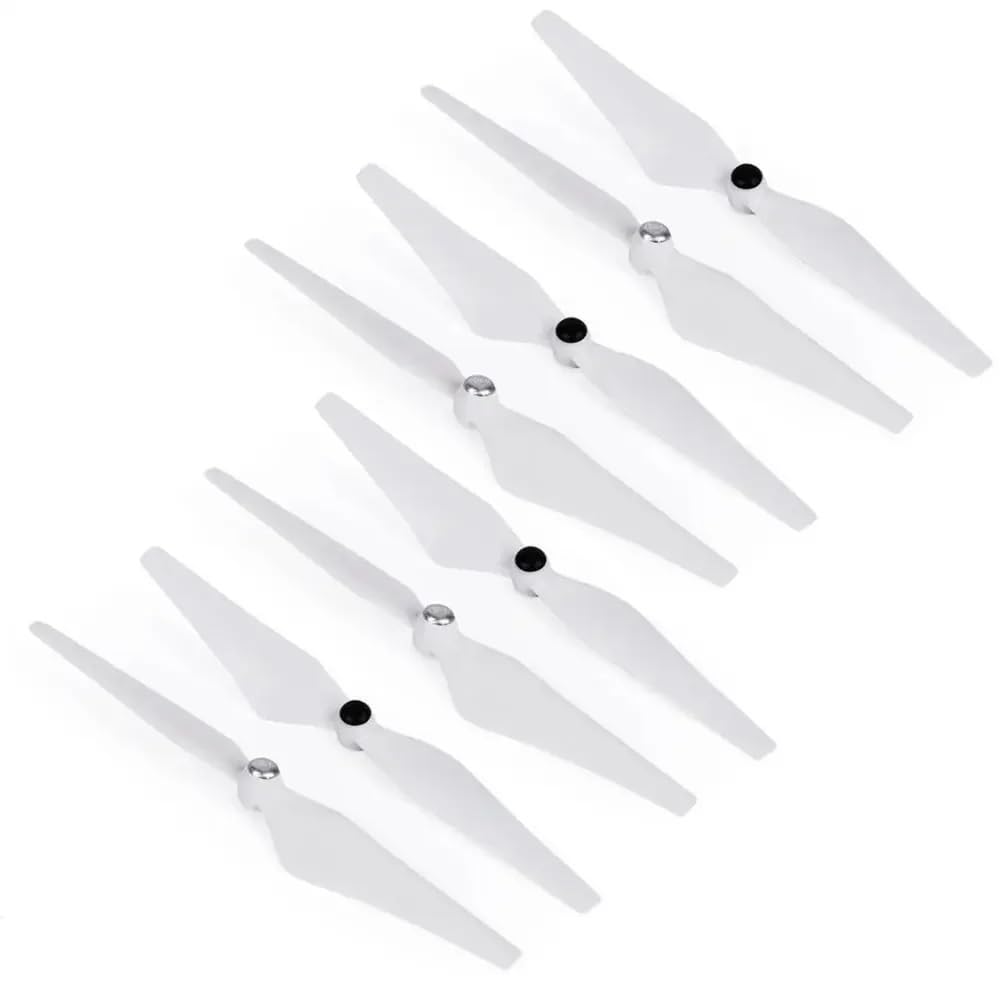 Zubehör für Drohnenpropeller 8 Stück 9450 Propeller Drohnenteile Requisiten Ersatzklinge Drohnenzubehör(White) von KIOOS