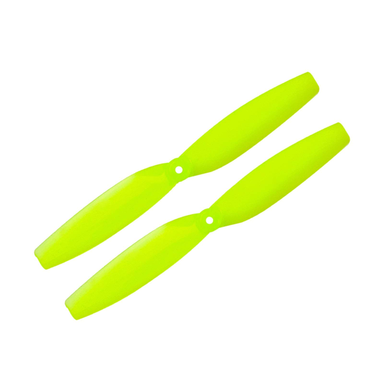 Zubehör für Drohnenpropeller 8 stücke/4 Paare 65mm 1mm/1,5mm Loch 2 Klinge Propeller PC CW CCW Kompatibel mit RC Drone FPV Racing Modelle Ersatzteile Zubehör(Yellow 1mm) von KIOOS