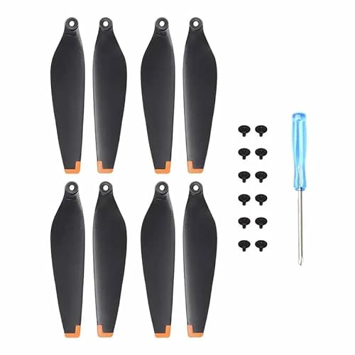 Zubehör für Drohnenpropeller 8 teile/satz Propeller Klinge Mit Schrauben Ersatzteile Kompatibel Mit Mini 3 /mini 3pro Drone Zubehör(Mini 3 orange) von KIOOS