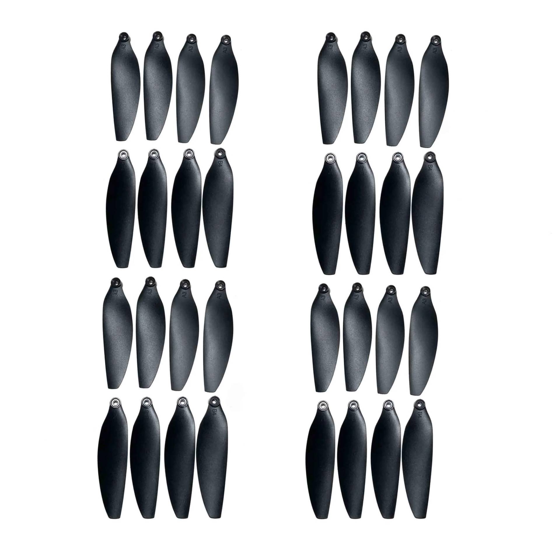 Zubehör für Drohnenpropeller 80 Stück Z908 Propeller, 66 mm Propeller, kompatibel mit Z908 Pro Max Eders Blades, bürstenloses Drohnenzubehör(Z908 4set 32PCS) von KIOOS