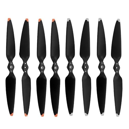 Zubehör für Drohnenpropeller 8747F Propeller Props Klinge Ersatz Kompatibel Mit Air 3S/Air 3 Drone Quick Release Flügel Fans Ersatzteile(4Pairs Orange Silver) von KIOOS