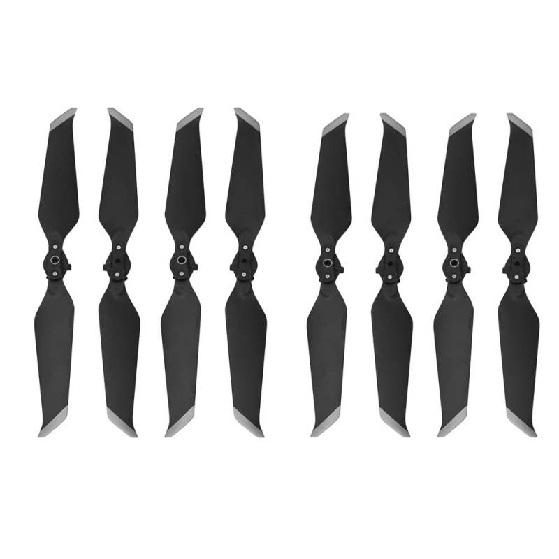 Zubehör für Drohnenpropeller 8pcs Schnellveröffentlichungspropeller Compatible With 2 Pro Zoom 8743 Low-Noise-Requisiten-Faltblatt-Rausch-Reduktions-Prop-Drohnenzubehör Falten(8PCS Silver) von KIOOS