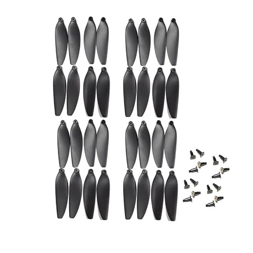 Zubehör für Drohnenpropeller Drone Propeller Kompatibel Mit SG907MAX RC Drone Propeller Klingen Maple Leaf Kompatibel Mit SG907-MAX Quadcopter Zubehör Teile(32PCS) von KIOOS