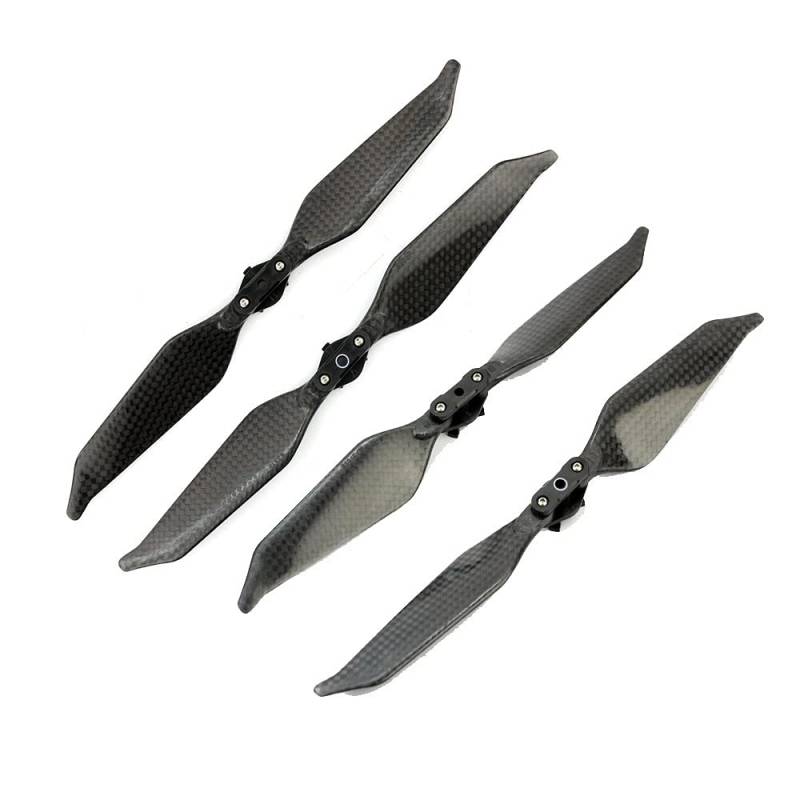 Zubehör für Drohnenpropeller Geräuscharmer 8331F 2-Blatt-/3-Blatt-Propeller aus Kohlefaser 8331 Faltbare CW-CCW-Requisiten Kompatibel mit Pro Kompatibel mit Platinum(2 pairs 2Blade) von KIOOS