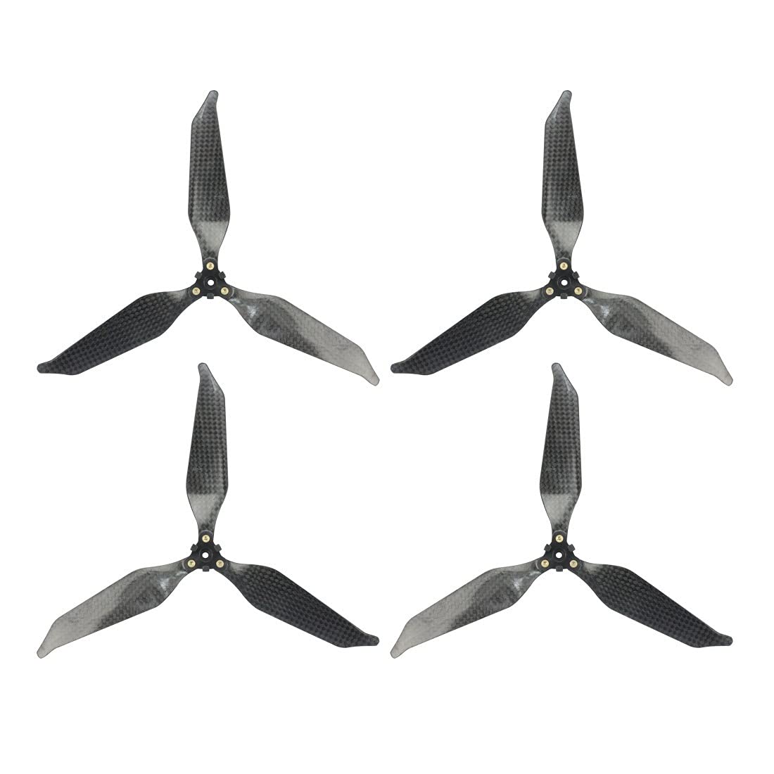 Zubehör für Drohnenpropeller Geräuscharmer 8331F 2-Blatt-/3-Blatt-Propeller aus Kohlefaser 8331 Faltbare CW-CCW-Requisiten Kompatibel mit Pro Kompatibel mit Platinum(2 pairs 3Blade) von KIOOS