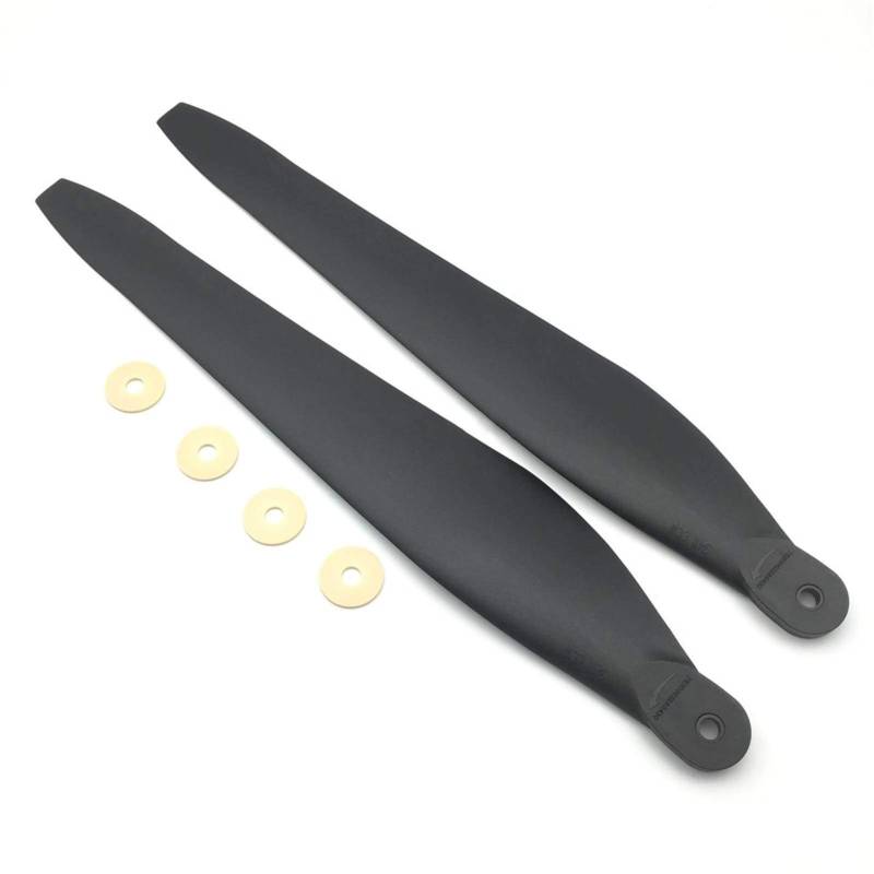 Zubehör für Drohnenpropeller Propeller Hobby Wing Folding Carbon Fiber Plastic 3411CW CCW Propeller for das Stromversorgungssystem, kompatibel mit X9 Agricultural Drone(1PCS CCW propeller) von KIOOS