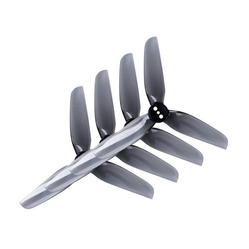 Zubehör für Drohnenpropeller T3X2.5X3 Grau 3025 3-Blatt-PC-Propeller, kompatibel mit RC FPV Racing Freestyle 3 Zoll, kompatibel mit Cinewhoop-Drohnen-Ersatzteilen(6Pairs) von KIOOS