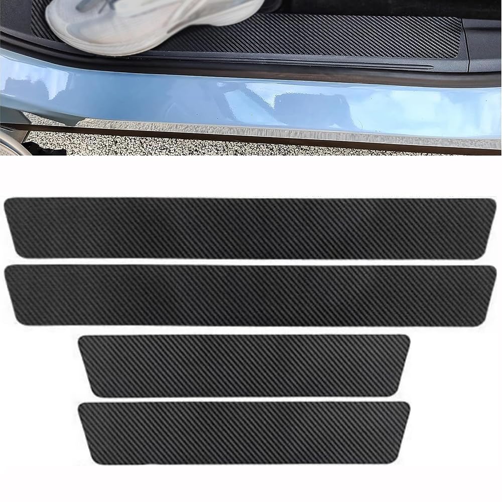 Auto Einstiegsleisten Schutzfolie, Für BMW 1 Series F40 2019-2023 Auto Pedal Türschweller Kratzschutz Abdeckung Innen-Styling-Zubehör,4 pcs von KIPPOT