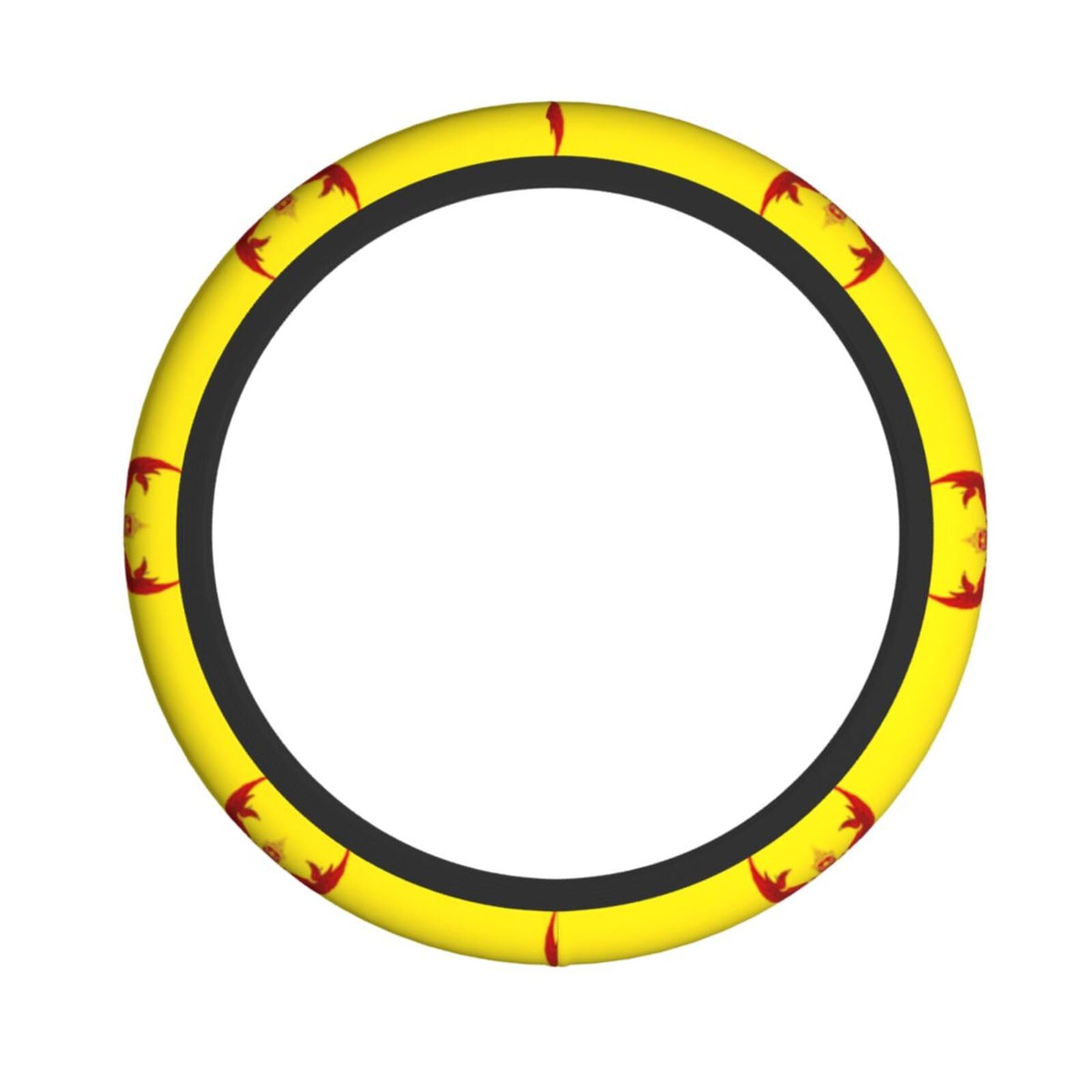 Lenkradbezug - ideales Autozubehör - Material aus Chlorgummi - Universell passend für die meisten Fahrzeuge von KIRROWE