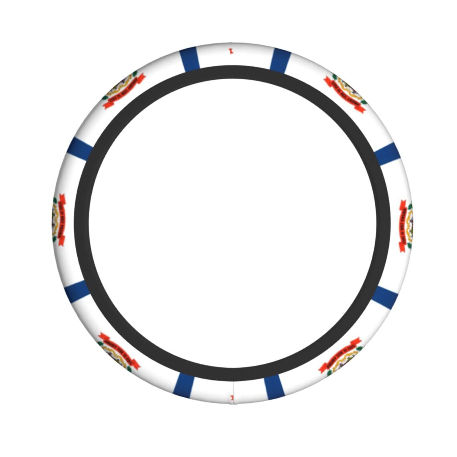 Lenkradhülle - Perfektes Autozubehör - Chloriertes Gummimaterial - Universelle Passform für die meisten Fahrzeuge von KIRROWE