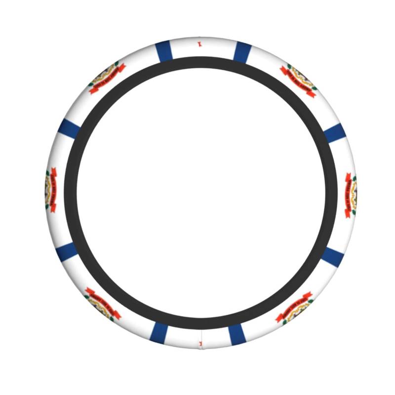 Lenkradhülle - Perfektes Autozubehör - Chloriertes Gummimaterial - Universelle Passform für die meisten Fahrzeuge von KIRROWE