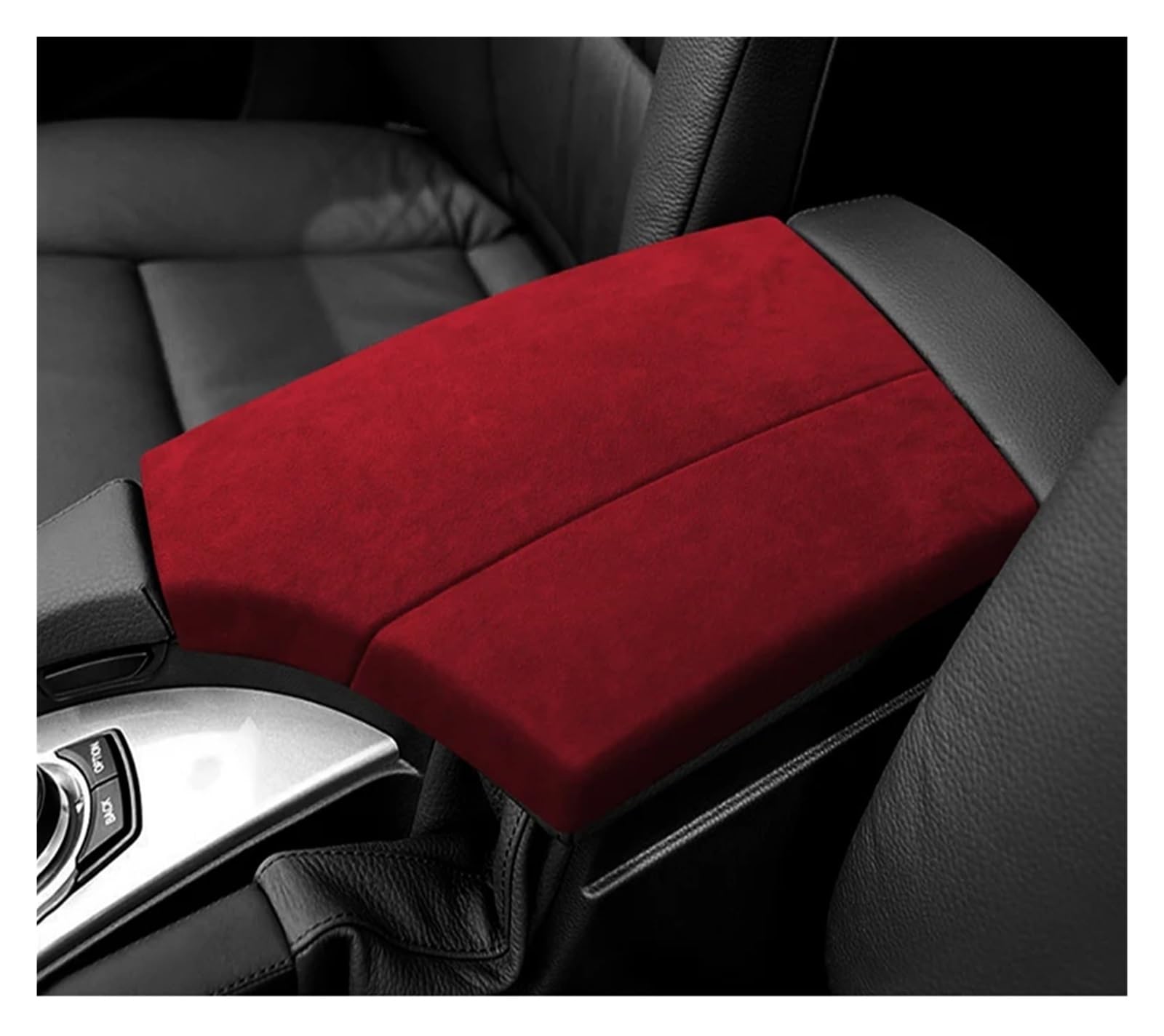 Auto Zubehör Innenraum Für 5 F10 E60 2006 2007 2008 2009 2010 Auto Armlehne Deckel Abdeckung Pad Mantel Shell Auto Trim Innenräume Schwarz Auto Innendekoration(WineRed) von KIRYU