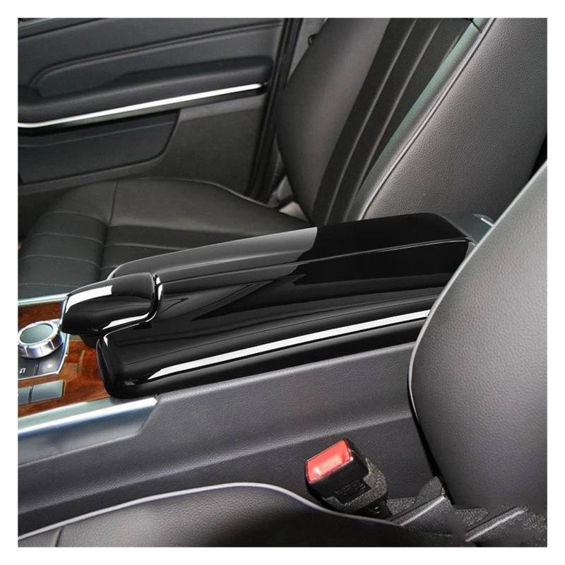 Auto Zubehör Innenraum Für Benz E Für CLS Klasse W212 W218 E200 E260 E300 CLS260 2012-2017 LHD Auto Zentrale Steuerung Armlehne Lagerung Box Panel Trim Abdeckung Rahmen Auto Innendekoration(Schwarz) von KIRYU