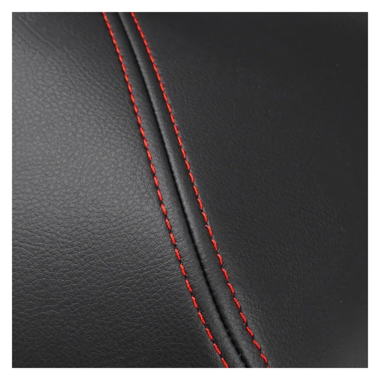 Auto Zubehör Innenraum Für Citroen Für C4 2006 07 08 09 10 11 12 13 14 15 2016 Auto Zubehör Mikrofaser Leder Innen Tür Armlehne Panel Abdeckung Aufkleber Trim Auto Innendekoration(Black-red line) von KIRYU