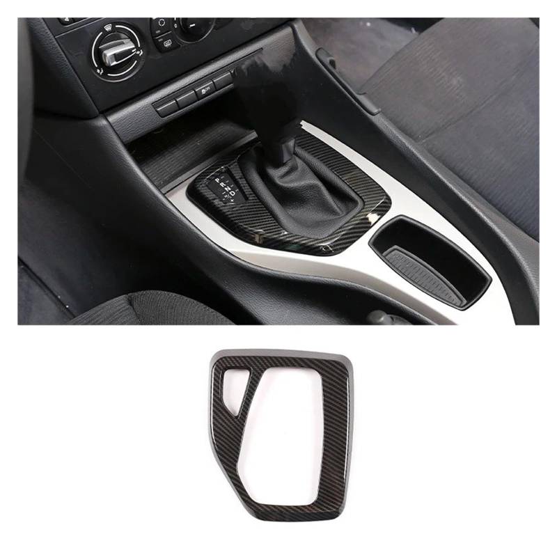 Auto Zubehör Innenraum Für Für X1 E84 2011-2015 ABS Carbon Fiber Innen Kit Dashboard Konsole Getriebe Shift Panel Dekoration Abdeckung Trim Aufkleber Auto Innendekoration(L) von KIRYU