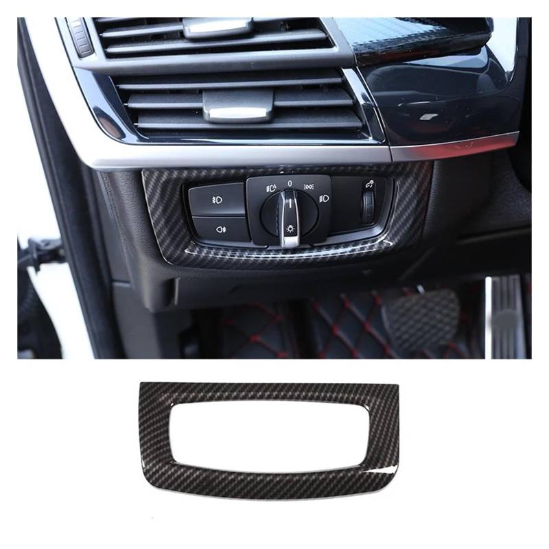 Auto Zubehör Innenraum Für Für X5 F15 Für X6 F16 2014-2018 Lenkrad Armaturenbrett Konsole Schalthebel Panel Aufkleber Auto Innen Carbon Faser Trim Abdeckung Auto Innendekoration(J) von KIRYU