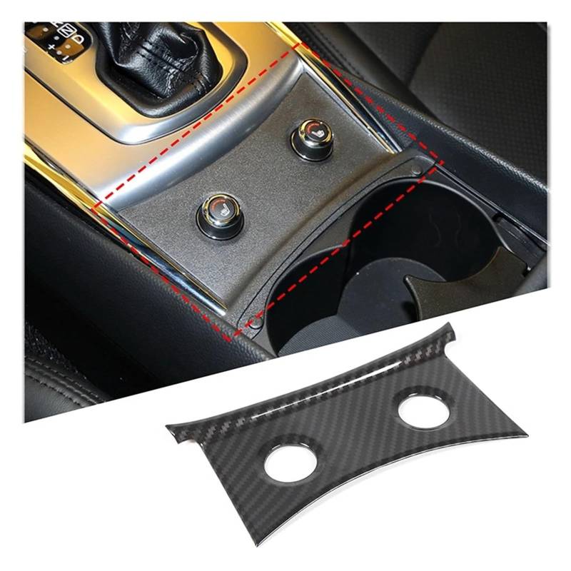 Auto Zubehör Innenraum Für Infiniti G25 G37 2007-2013 Auto Zubehör ABS Carbon Faser Auto Center Control Getriebe Shift Panel Lenkrad Trim Aufkleber Auto Innendekoration(Style 4 for 2009-13) von KIRYU