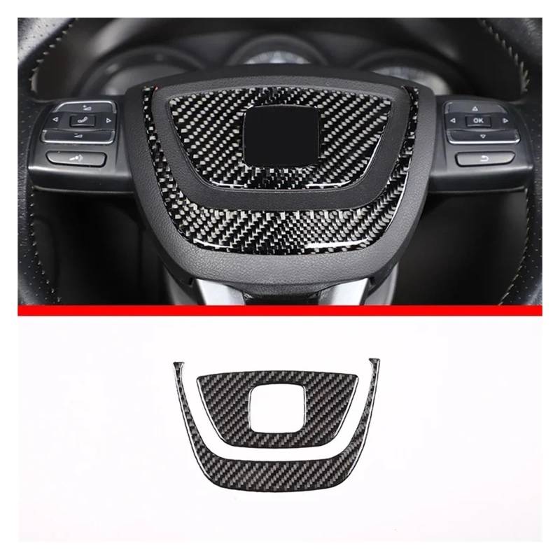 Auto Zubehör Innenraum Für Sitz Für Leon 2008-2012 Schwarz Carbon Fiber Innen Kit Dashboard Konsole Getriebe Shift Panel Dekoration Abdeckung Trim Aufkleber Auto Innendekoration(E) von KIRYU