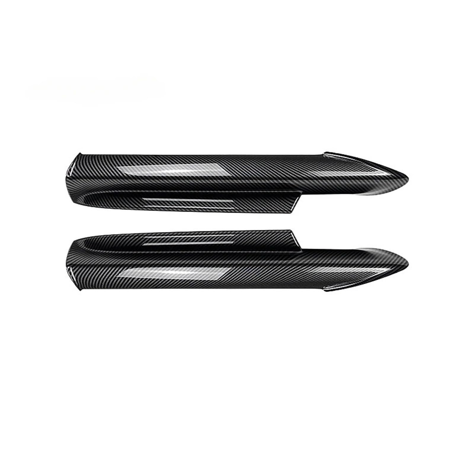 Frontstoßstange 2x Für 3 Serie E90 E91 320i 330i Für Tech Style 2005 06 07 08 09 10 11 2012 Frontschürze Seite Splitter Abdeckung Lip Spoiler Nebel Lampe Abdeckung Auto-Frontspoiler(Carbon Look 05-08) von KIRYU