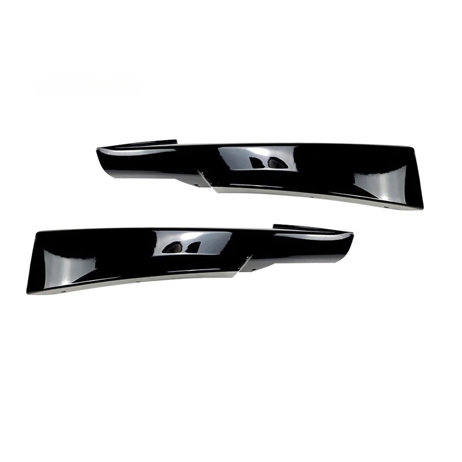 Frontstoßstange 2x Für 3 Serie E90 E91 320i 330i Für Tech Style 2005 06 07 08 09 10 11 2012 Frontschürze Seite Splitter Abdeckung Lip Spoiler Nebel Lampe Abdeckung Auto-Frontspoiler(Gloss Black 09-12) von KIRYU