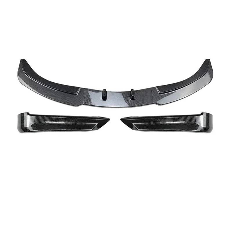 Frontstoßstange Auto Front Stoßstange Canard Splitter Lippe Für 3 Serie E90 E91 320i 325i 2005 2006 2007 2008 Unteren Diffusor Glanz Schwarz Spoiler Body Kit Auto-Frontspoiler(Carbon Look Set) von KIRYU