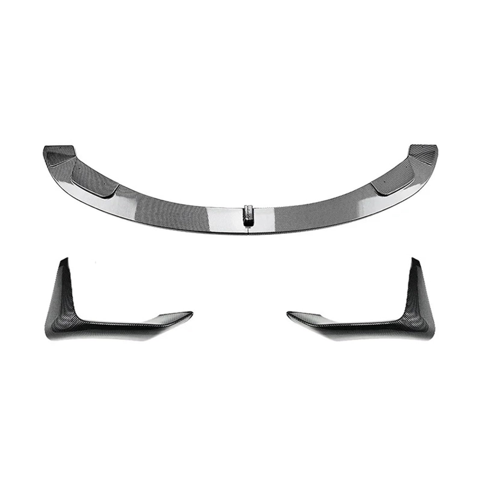 Frontstoßstange Auto-Frontstoßstangenlippe Für F80 F81 F82 F83 Für M3 Für M4 2013-15 16 17 2018 Spoiler Splitter Stoßstange Canard Lip Splitter Body Kit Von ABS Auto-Frontspoiler(Carbon Look Set B) von KIRYU