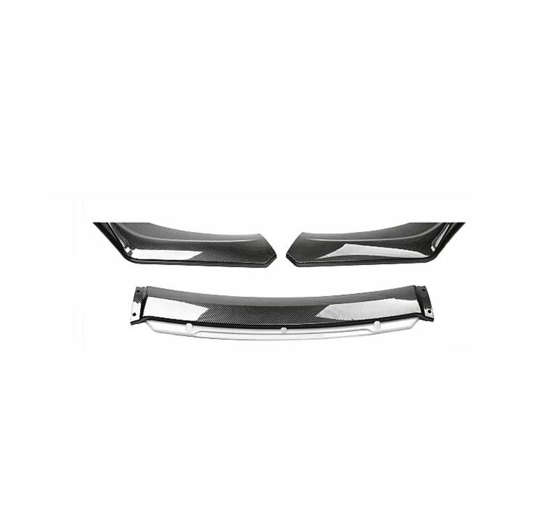 Frontstoßstange Front Lip Splitter Spoiler Diffusor Universal Stoßstange Klinge Bodykit Zubehör Für A3 Für A4 Für A6 Für Q3 S3 S4 S6 B6 B7 B8 B8.5 Limousine Auto-Frontspoiler(Carbon White) von KIRYU