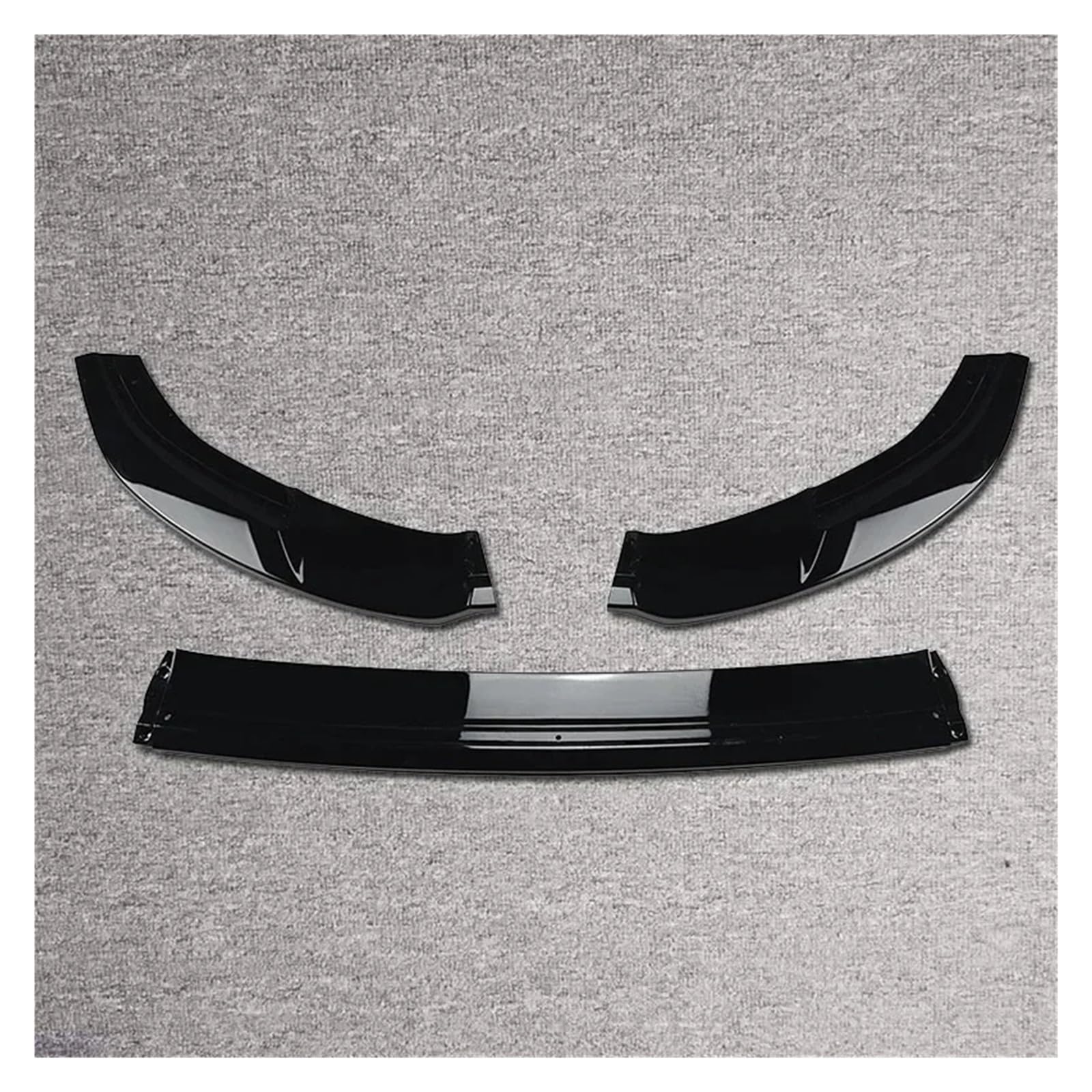 Frontstoßstange Frontschürze Lip Spoiler Splitter Schutz Abdeckung Für VW Für Golf 7 MK 7,5 Für GTI R Für 2012-2014 2015 2016 2017 2018 2019 Auto Body Kits Auto-Frontspoiler(Glossy Black) von KIRYU