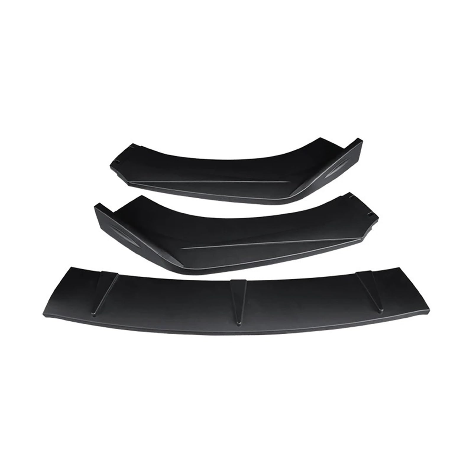 Frontstoßstange Für Corolla 2014 15 16 17 18 19 20 2021 2022 Auto Vorderen Stoßfänger Lippe Kinn Tuning Zubehör Splitter Körper Kit Spoiler Deflektor Carbon Faser Auto-Frontspoiler(Matte Black 14-21) von KIRYU