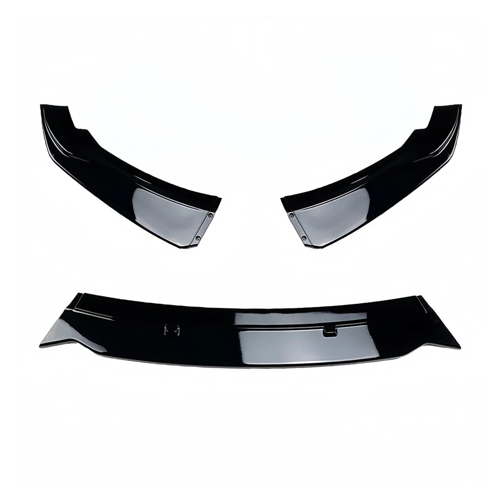 Frontstoßstange Für F20 F21 116i 118i 120i 1 Serie 2011-15 16 17 18 2019 Glänzend Schwarz Auto Frontstoßstange Splitter Lippe Seitenspoiler Carbon Look Body Kits Auto-Frontspoiler(Gloss Black) von KIRYU