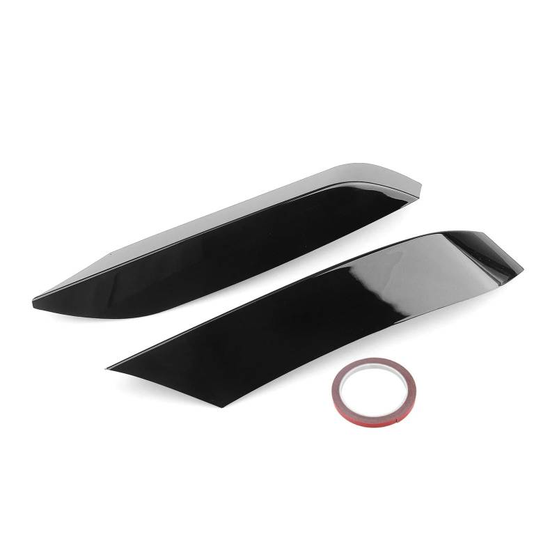 Frontstoßstange Für F80 Für M3 F82 F83 Für M4 2014-2019 EIN Paar Frontstoßstange Air Vent Splitter Trim Ansaugrahmen Obere Seitenspoilerabdeckung Canard Auto-Frontspoiler(Glossy Black) von KIRYU