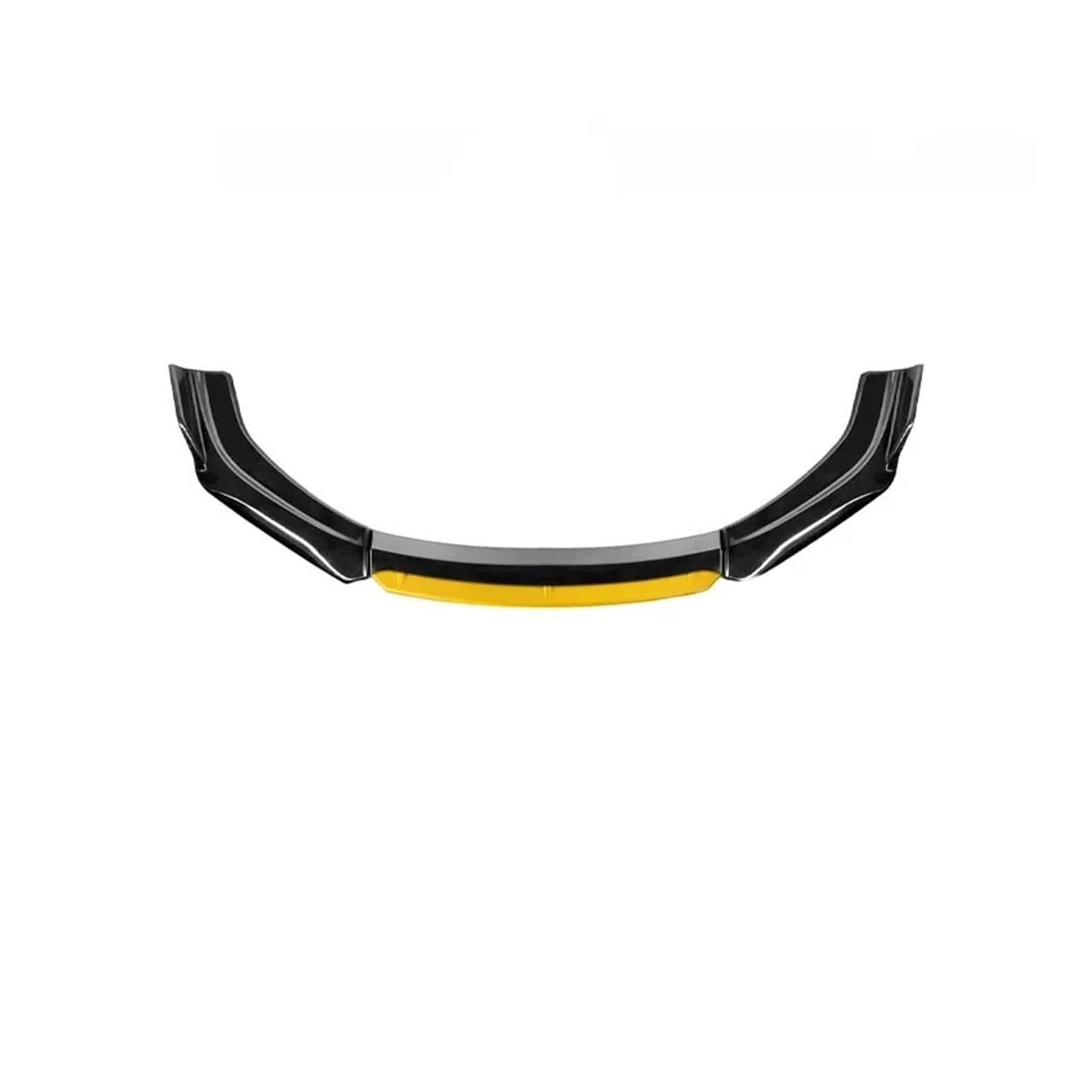 Frontstoßstange Helle Schwarze Auto-Frontlippe Stoßstange Spoiler Diffusor Karosseriemodifikation Kollisions- Und Kratzfestigkeit Externes Zubehör Auto-Frontspoiler(Black Yellow Head) von KIRYU