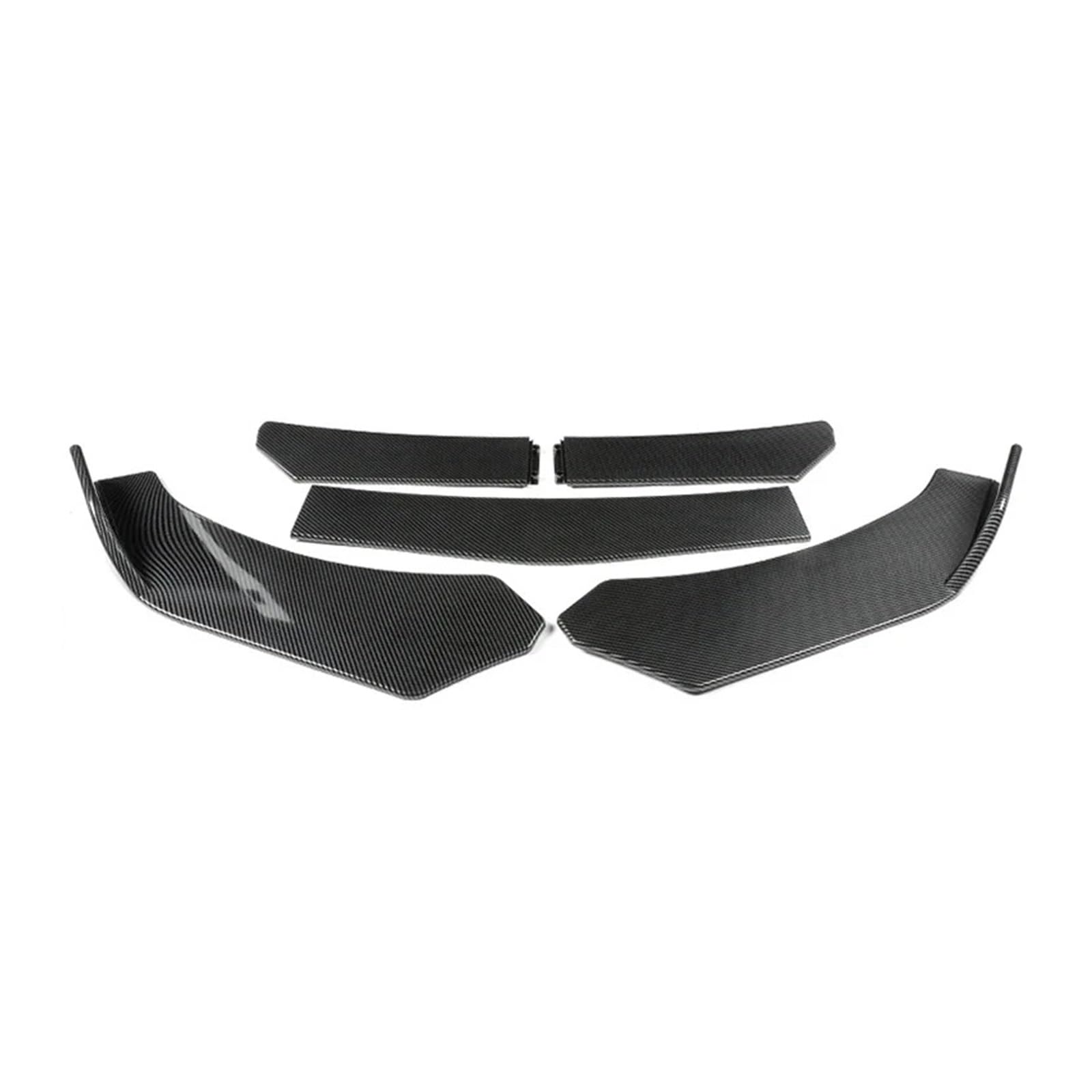 Frontstoßstange Universeller Frontlippenspoiler-Stoßfänger, Verstellbarer Frontsplitter-Diffusor-Unterkörpersatz Auto-Frontspoiler(Kohlefaser) von KIRYU