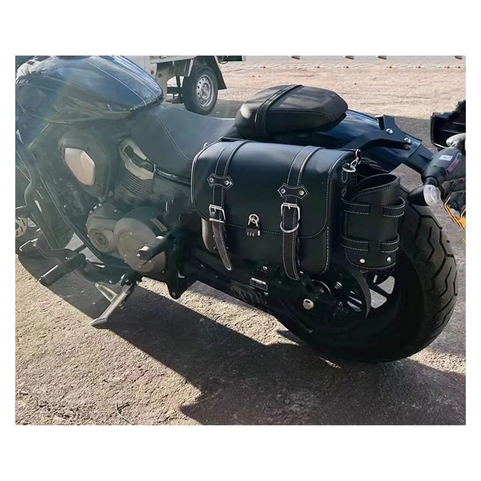 Gepäck Rack Für Benda Für Chinchilla 500 Für Chinchilla500 500Chinchilla Motorrad Box Rack Seite Tasche Gepäck Rack Reise Ort wasserdichte Tasche Motorrad Gepäckträger(Links) von KIRYU