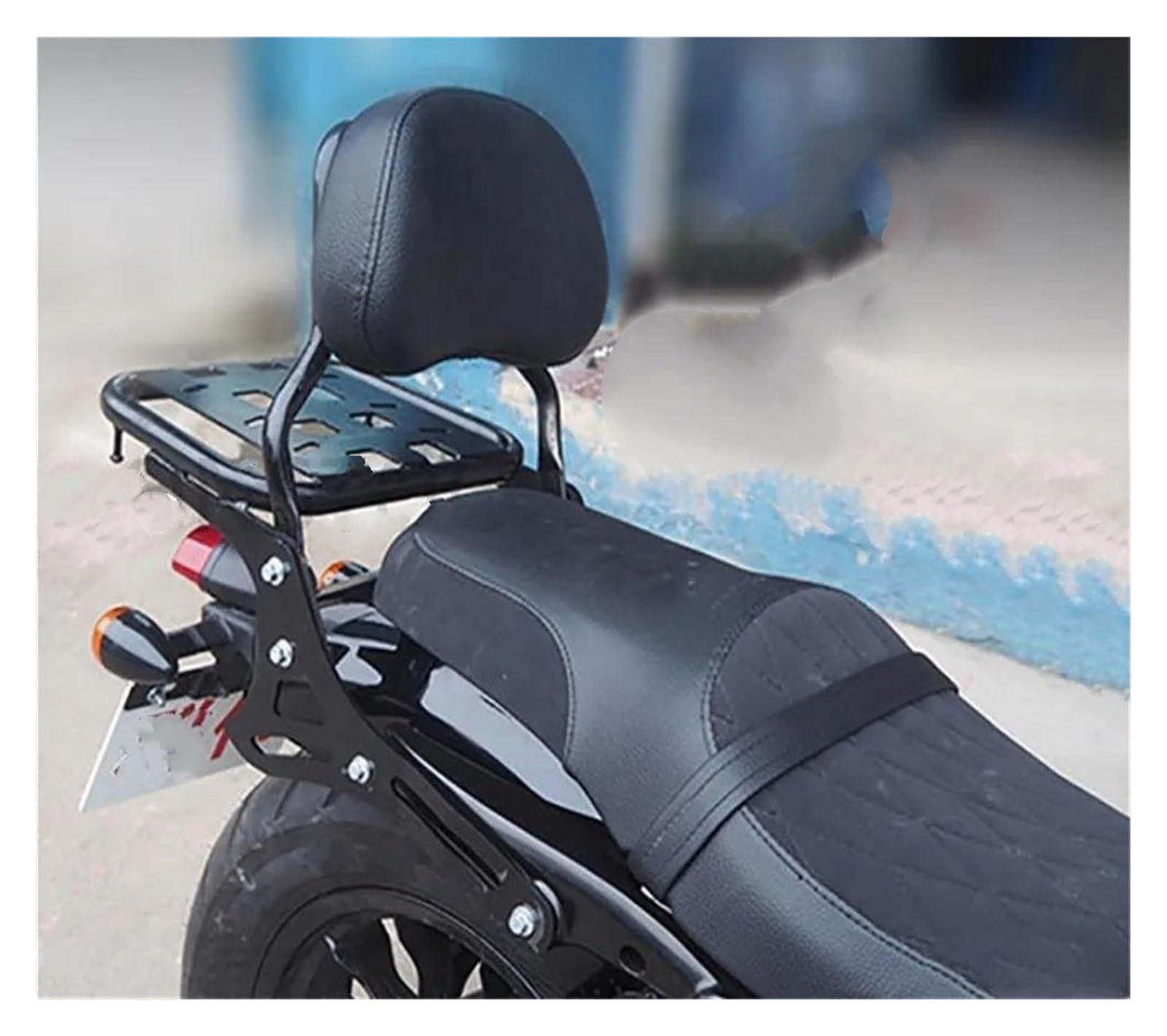 Gepäck Rack Für HYOSUNG Für Aquila GV300S GV300 Für GV 300 S 300S Abnehmbare Sissy Bar Motorrad Gepäck Rack Rückenlehne Motorrad Gepäckträger(C) von KIRYU