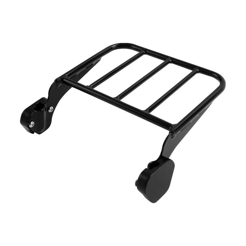 Gepäck Rack Motorrad Gepäckträger Für Touring Für Straße Für King Für Straße Für Glide Für Straße Für Glide Für FLHX 1997-2008 2007 2006 2005 2004 2003 Motorrad Gepäckträger(Schwarz) von KIRYU