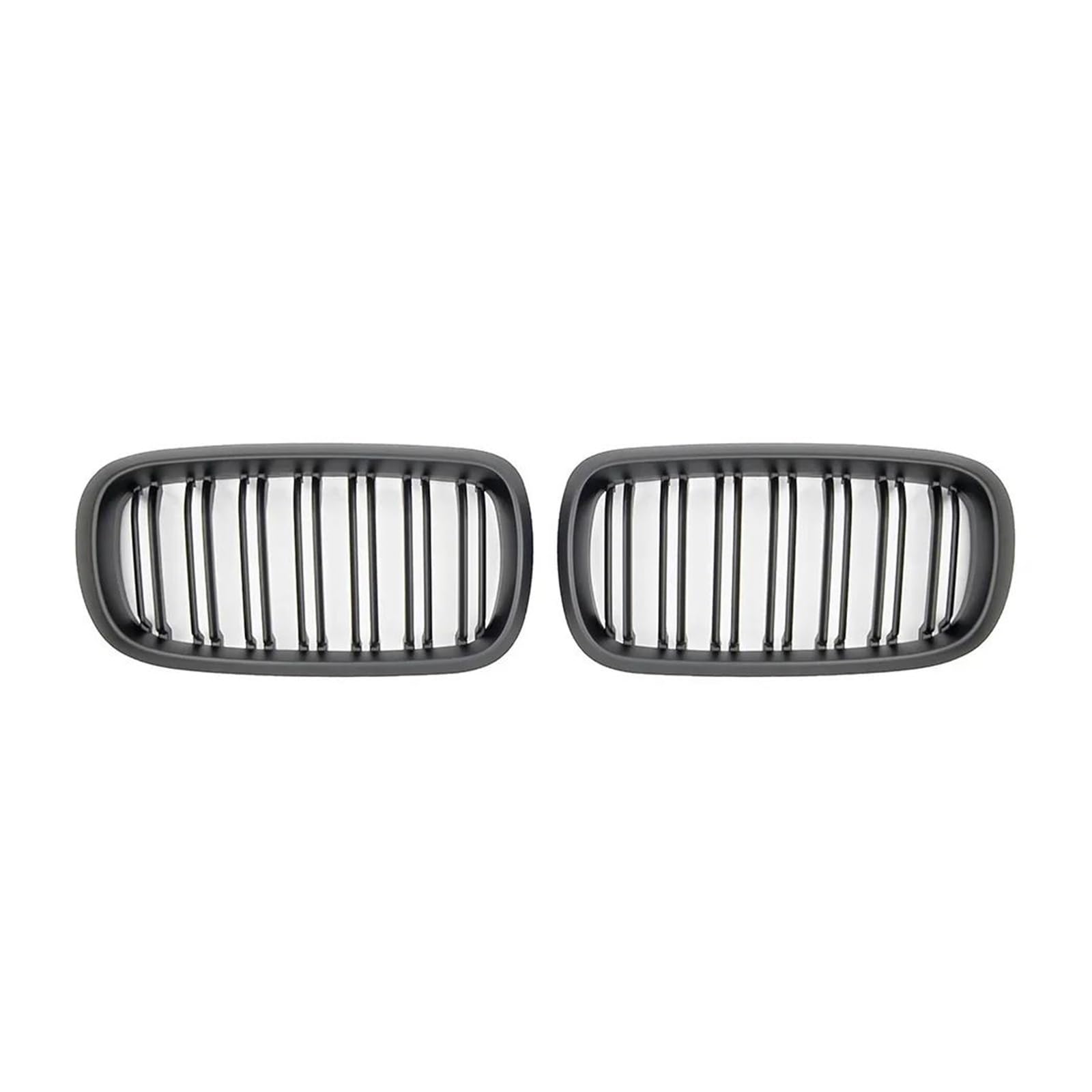 Kühlergrill 1 Paar Auto Doppel Lamellen Vorne Niere Racing Grille Für F15 F16 X5 X6 2014 2015 2016 2017 Racing Grills F15 F16 Grill(Matt-schwarz) von KIRYU