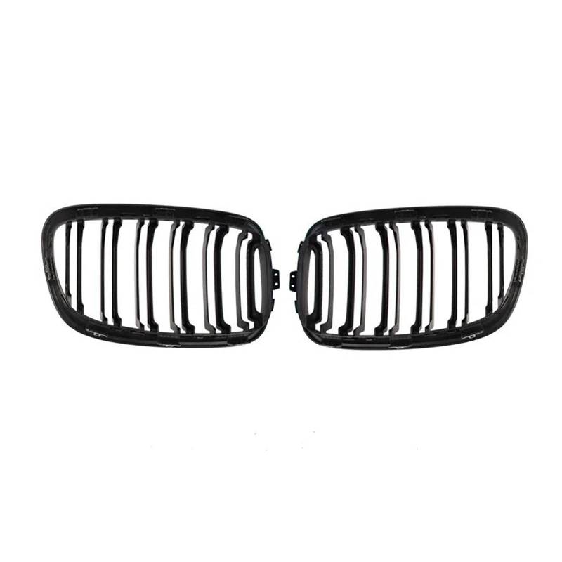 Kühlergrill Auto Frontstoßstange Nierengrill Racing Grills Ersatz Doppellamellen Glanz Schwarz Gitter Für 1er F20 F21 2011-2014 Grill von KIRYU