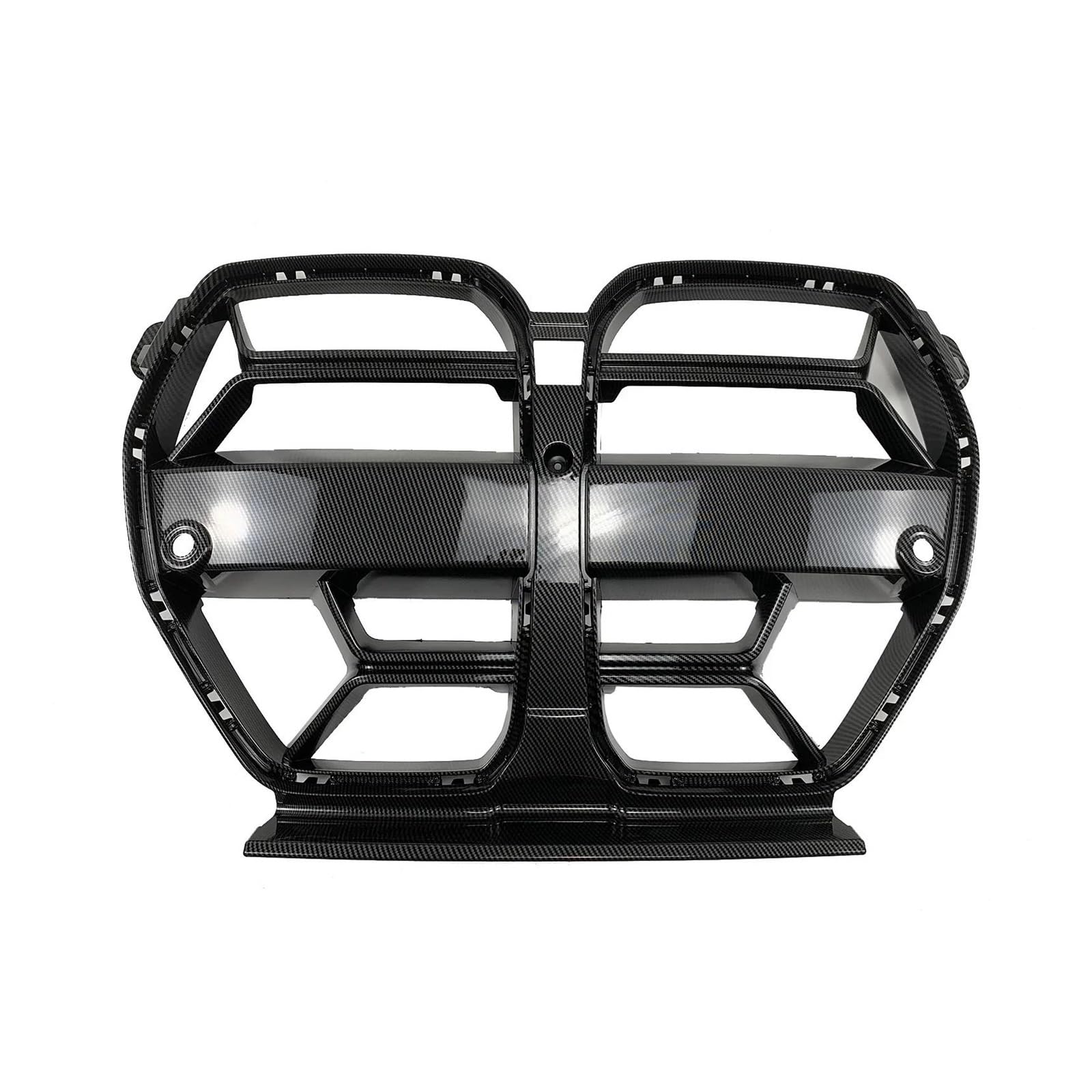 Kühlergrill Auto-Frontstoßstangengitter Grillhaube Im Carbonfaser-Stil Acc Glänzendes Schwarzes Ersatzset Für G80 G81 M3 G82 M4 G83 2021–2023 Grill(Kohlefaser-Stil) von KIRYU