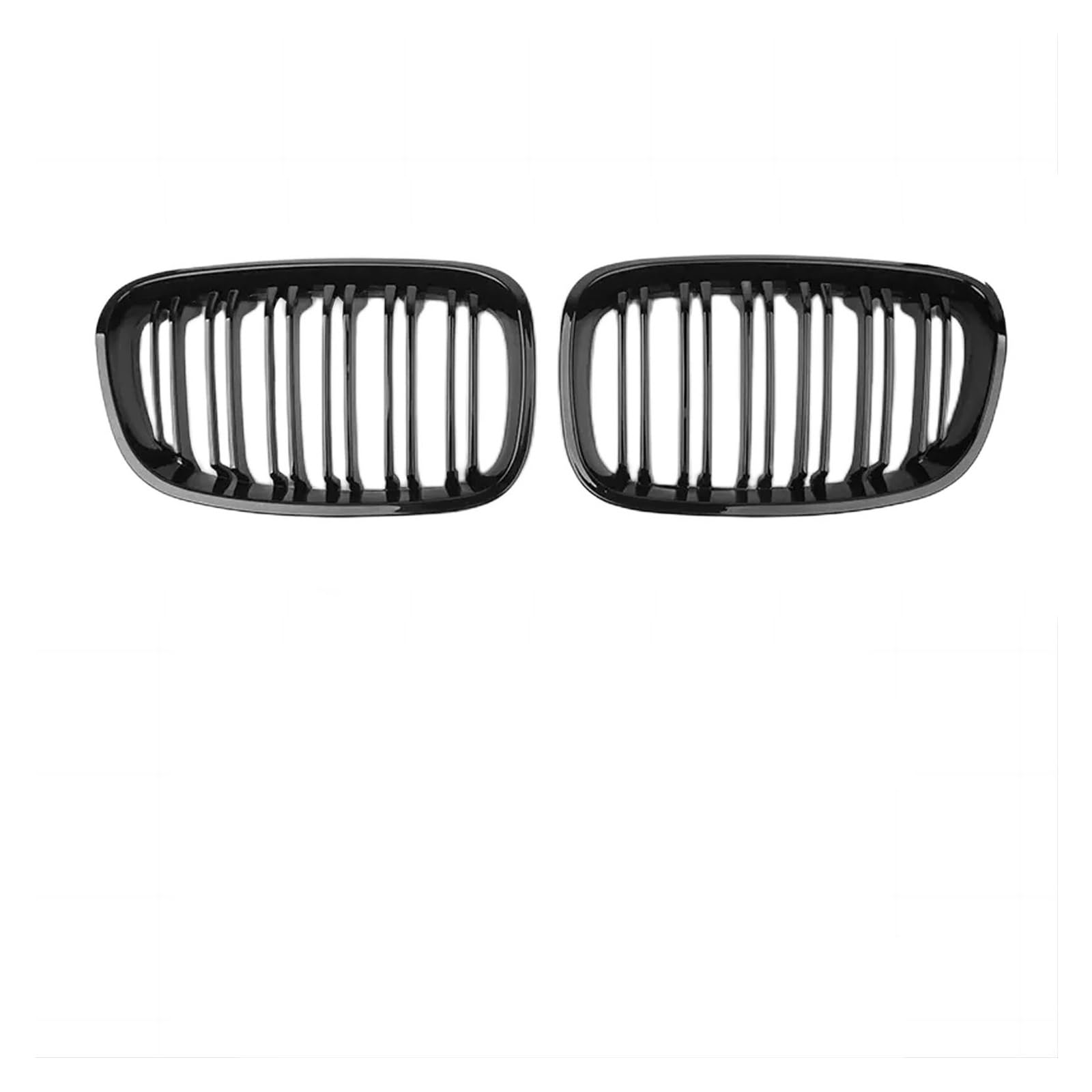 Kühlergrill Auto Kühlergrill Grills Glanz Schwarz Zubehör 2011 2012 2013 2014 2015 2016 2017 2018 Für 1 Serie F20 M140i 118d F21 Grill(11-14 B Dual Slat) von KIRYU